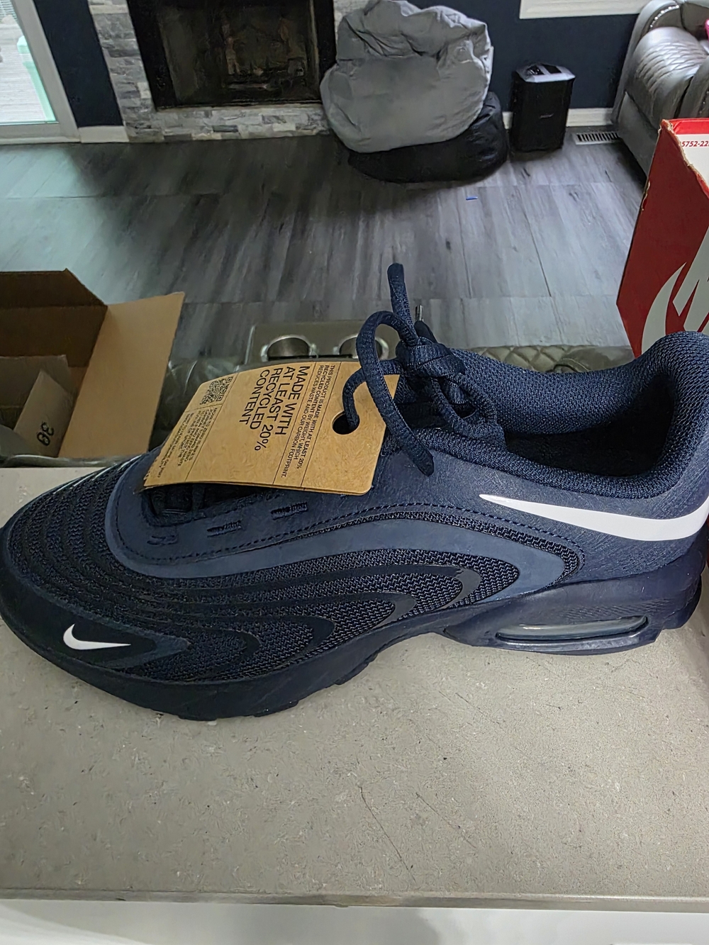 Nike Men’s Navy Air Max Fire Running Shoes